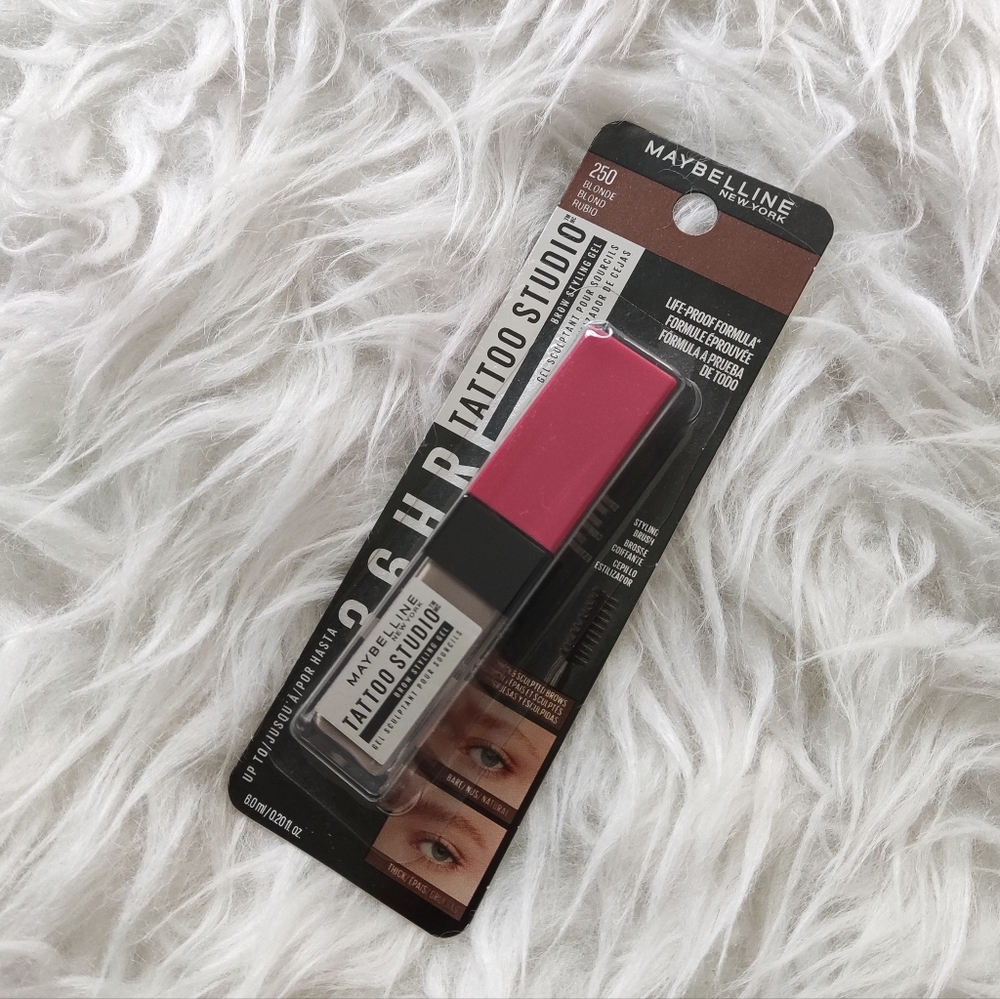 Maybelline tattoo studio brow styling gel in blonde